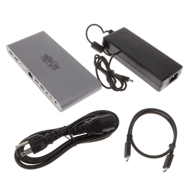 Eaton Tripp Lite MTB3-DOCK-02 - USB a DisplayPort - Mini, Ethernet, HDMI, USB, VGA USB - C 3.0 (3.1 Gen 1, Superspeed) macho