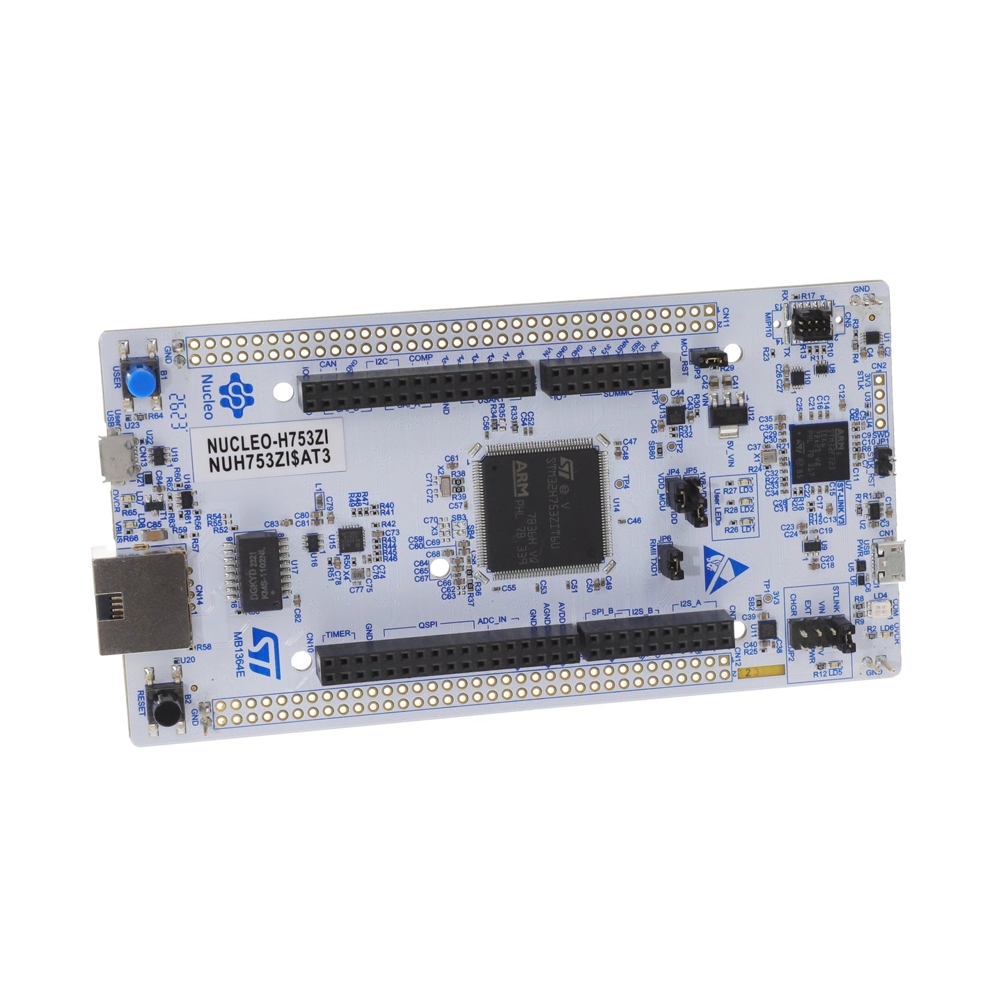 STMicroelectronics NUCLEO-H753ZI NUCLEO-144 STM32H753ZI EVAL BRD STM32H7