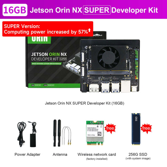 Placa base Jetson Orin NX SUB con 16 GB de RAM Kit para desarrolladores - 45177042960700