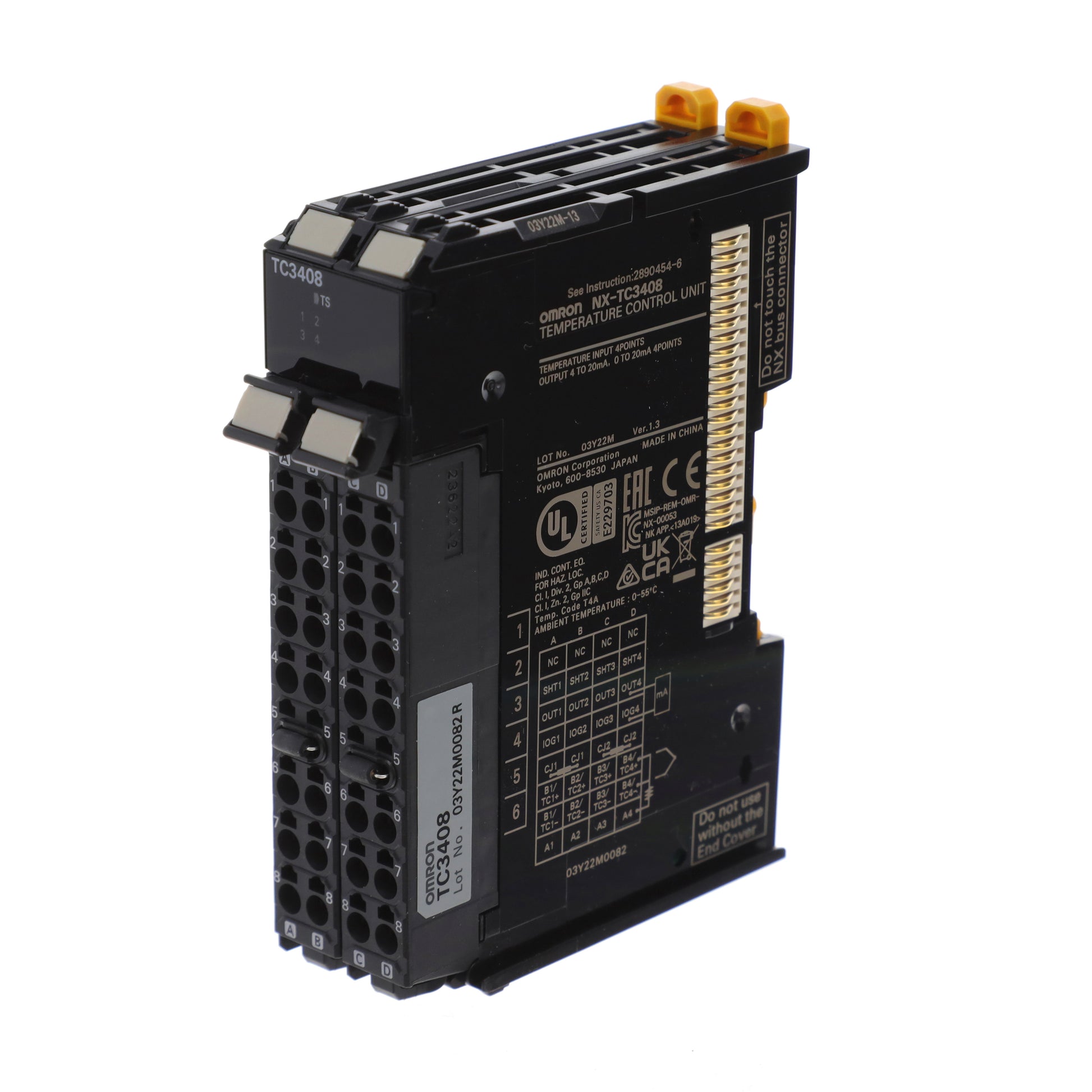 Omron Automation and Safety NX-TC3408 NX Temperature Control Module NX Series