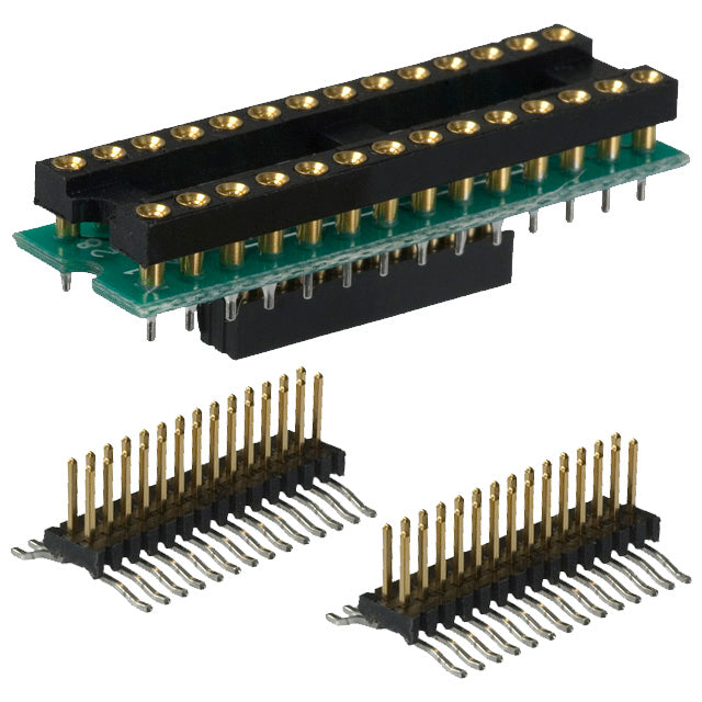 Logical Systems Inc. PA-DSO-2803-D420-28/2 - Socket Module - DIP PIC14000,PIC16C55(A),57(C),62A(B),57(C),62A(B),63(A),66,72(A),73A(B),76,642,773,F872-876,PIC18C242,252,Z86C(E)(L)30,31 and more