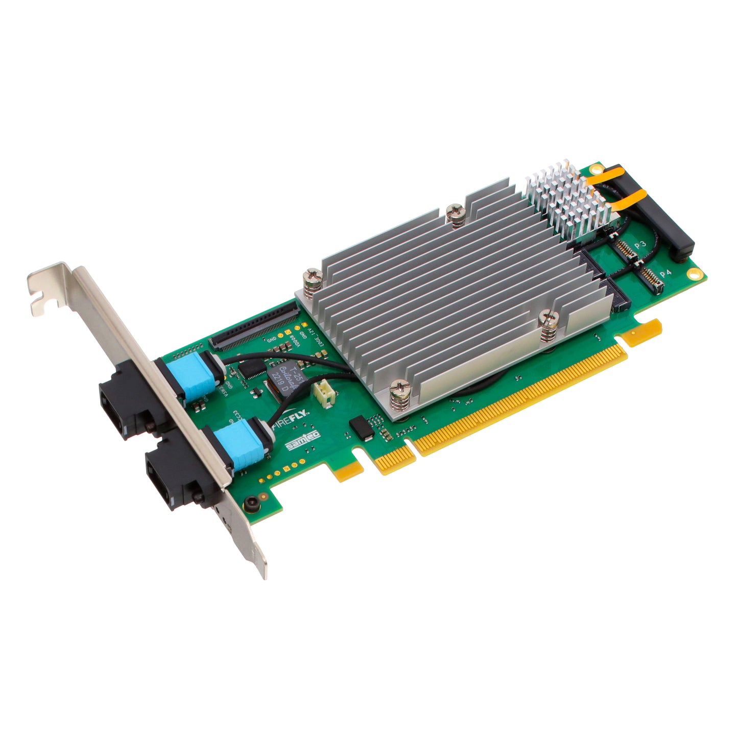 Samtec Inc. PCOA-G4-D4-0A Firefly® PCOA RS-232 PCI Express
