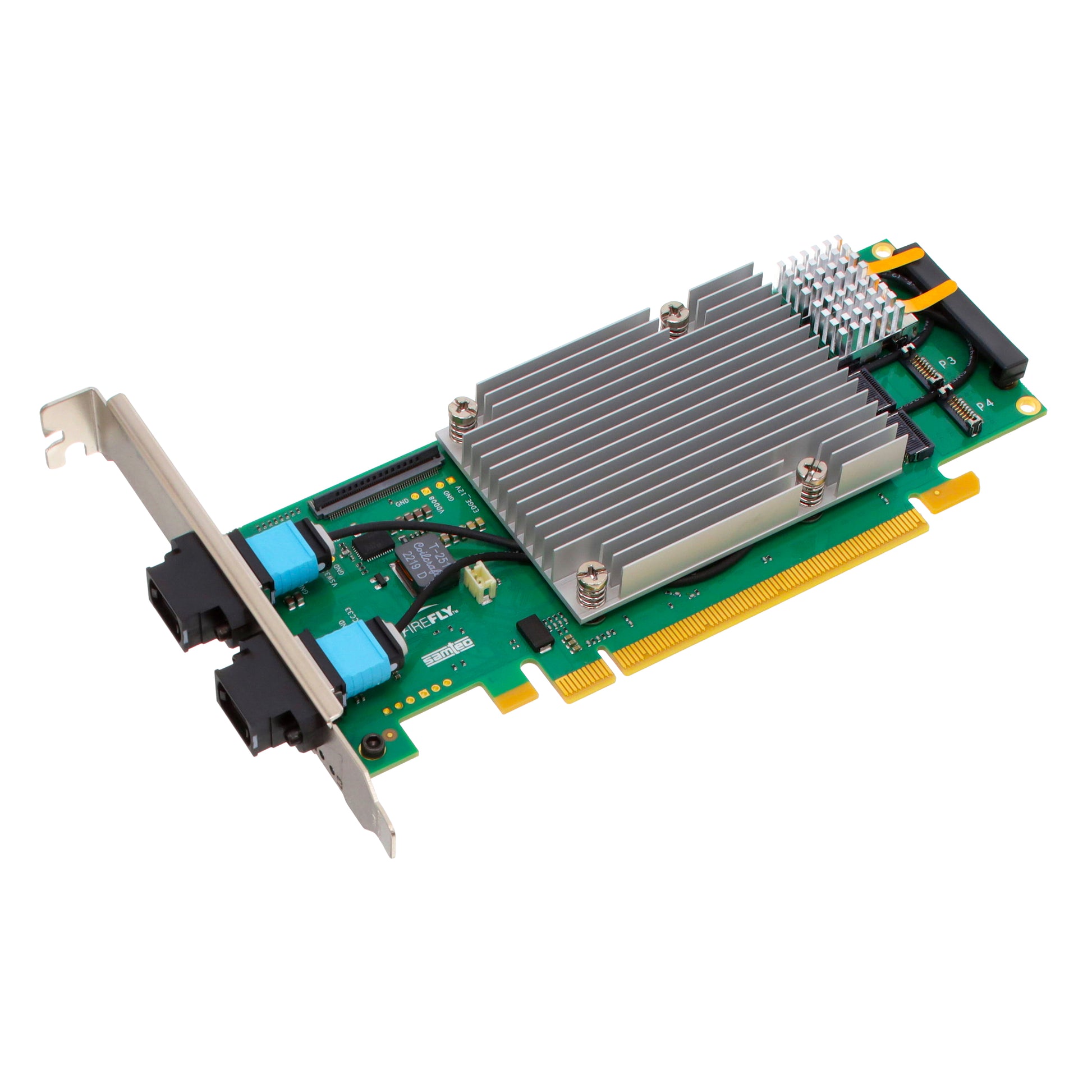 Samtec Inc. PCOA-G4-D4-0A Firefly® PCOA RS-232 PCI Express