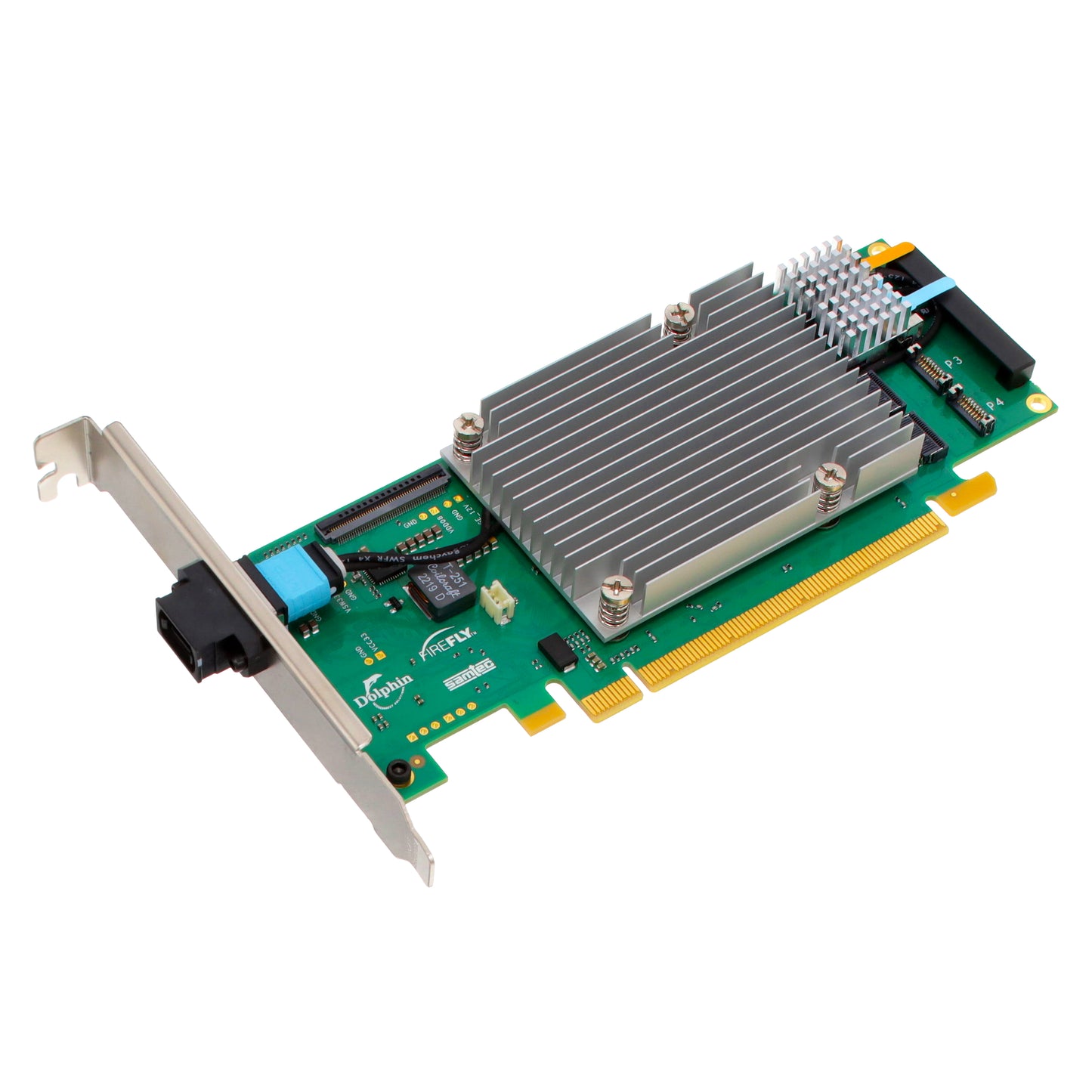 Samtec Inc. PCOA-G4-S8-0A Firefly® PCOA RS-232 PCI Express