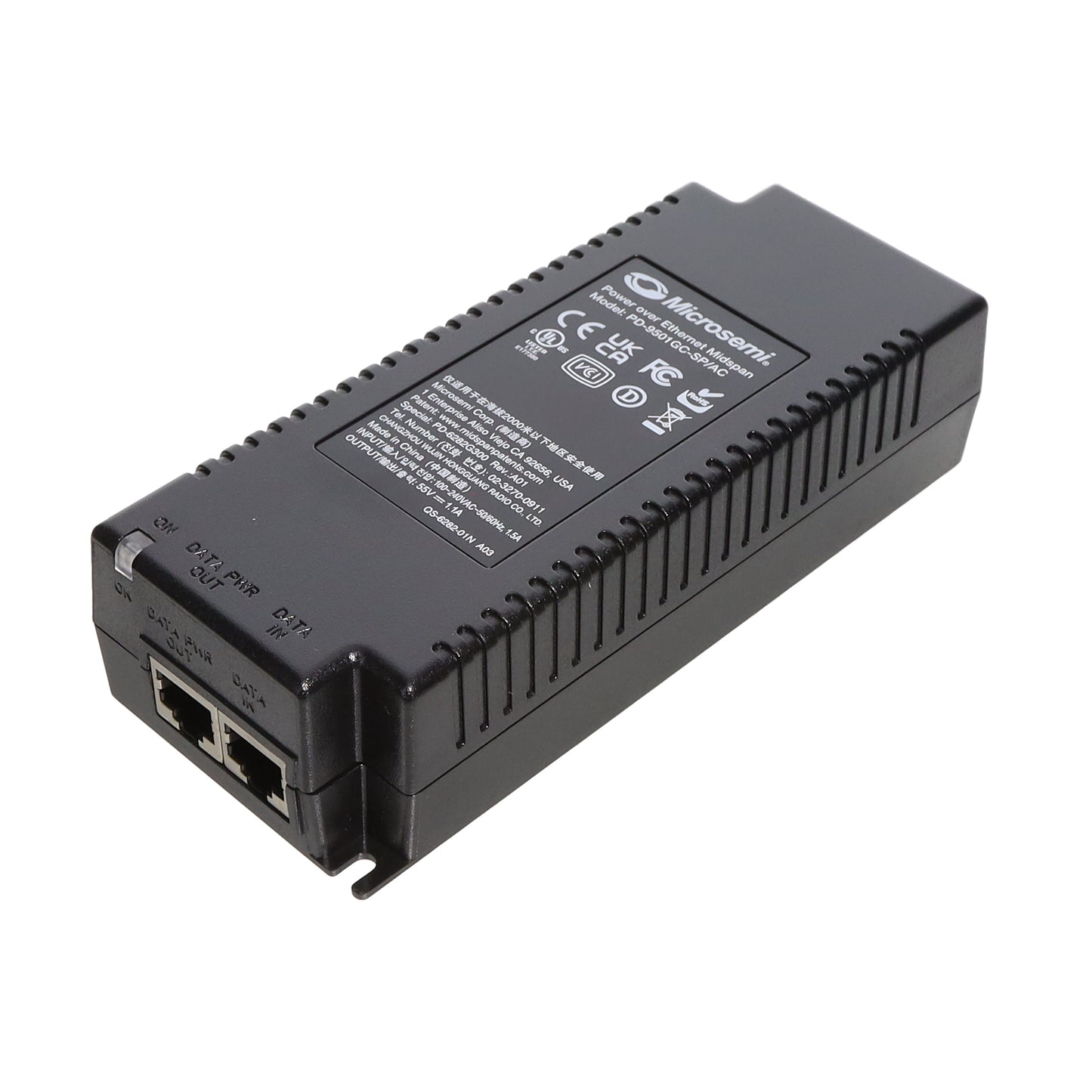 Microchip Technology PD-9501GC-SP/AC PowerDsine® Inyector Midspan 100 ~ 240VCA