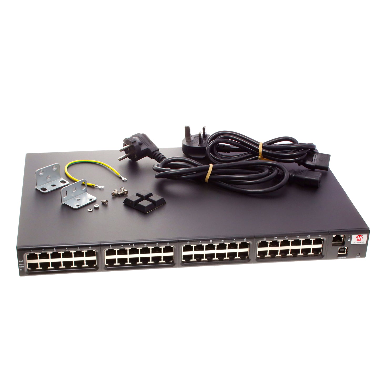 Microchip Technology PD-9624GC/AC-EK PowerDsine® Inyector Midspan 100 ~ 240VCA