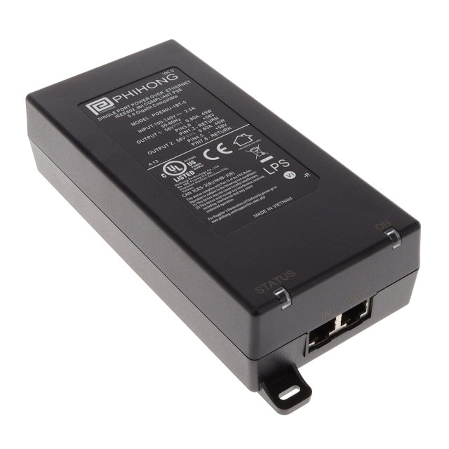 Phihong USA POE90U-1BT-5-R POE90U Inyector Midspan 90 ~ 264VCA