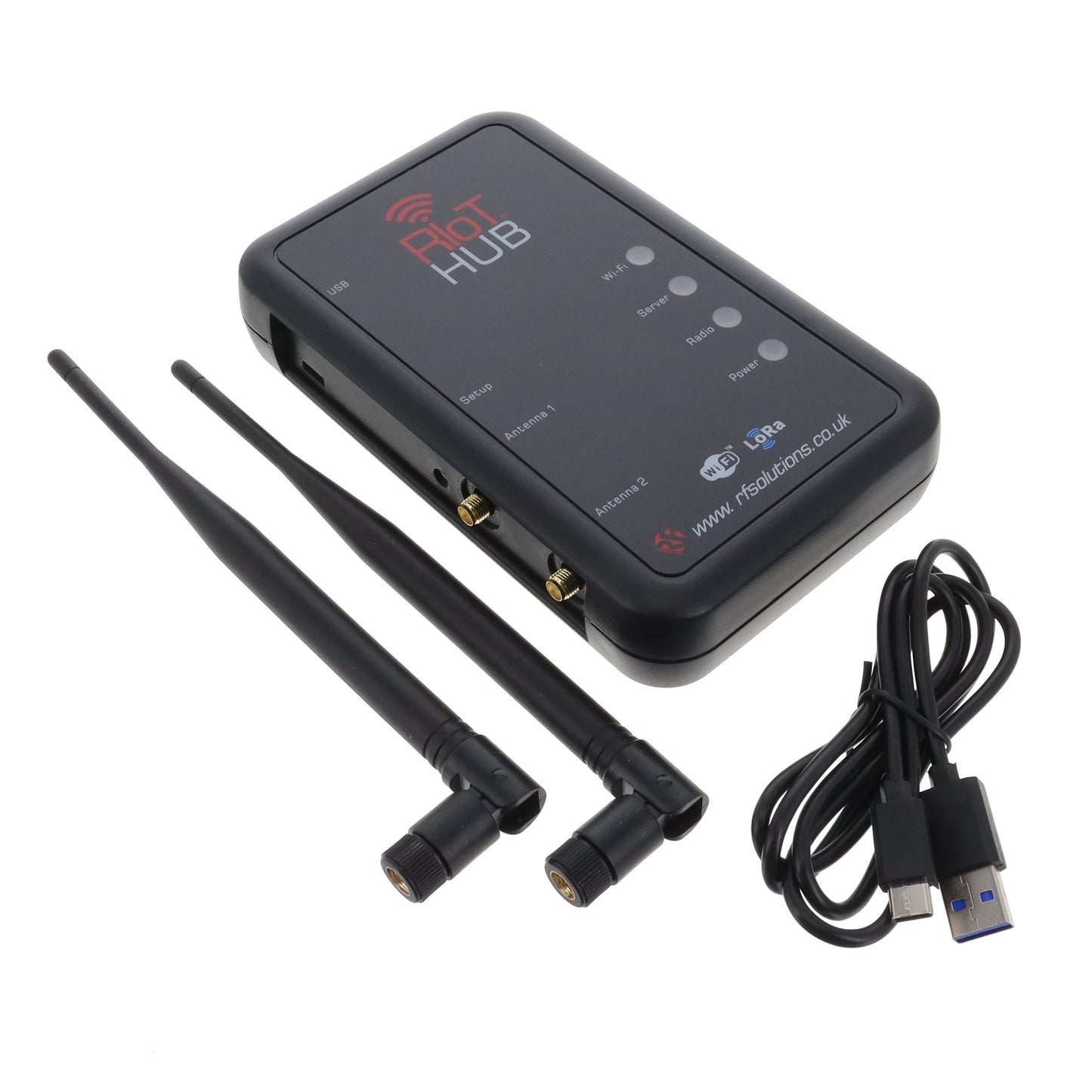 RF Solutions RIOT-HUB8 - Transceptor, puerta de enlace 802.11 b/g/n, FM, FSK, LoRa