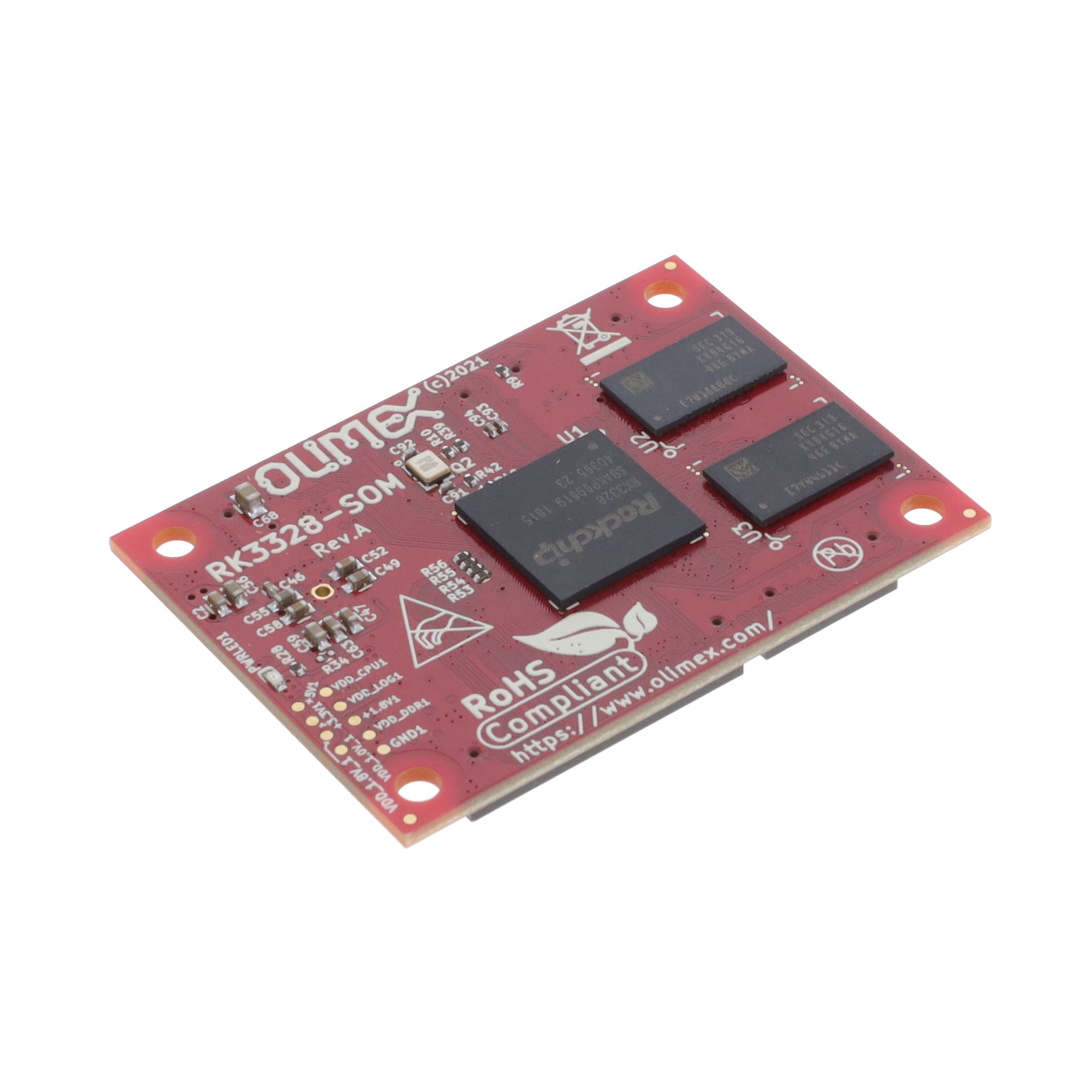Olimex LTD RK3328-SOM-1G - MPU Core ARM® Cortex®-A53