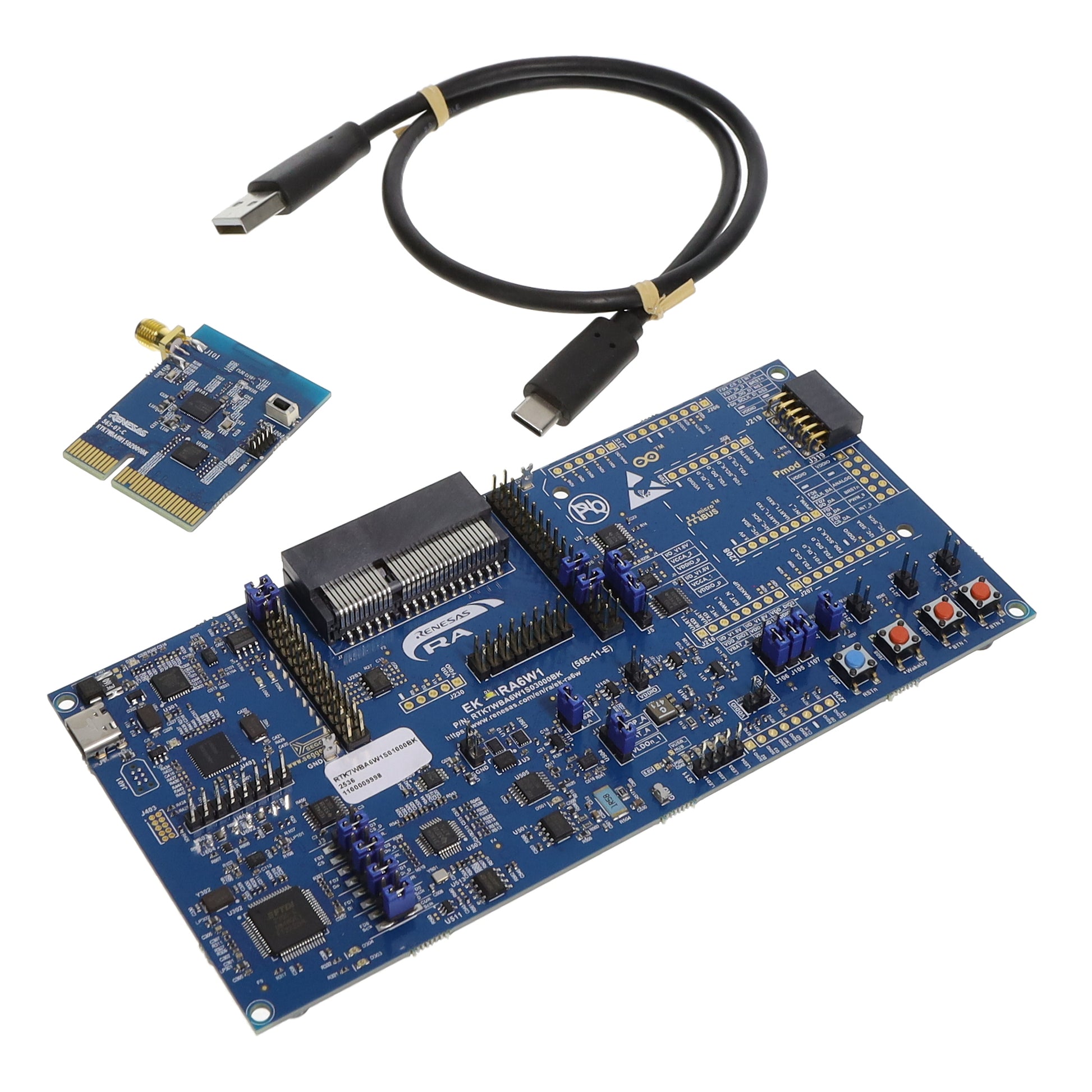 Renesas Electronics Corporation RTK7WKA6W1S04000BK - RA6W1 EVALUATION KIT, ARM CORTEX