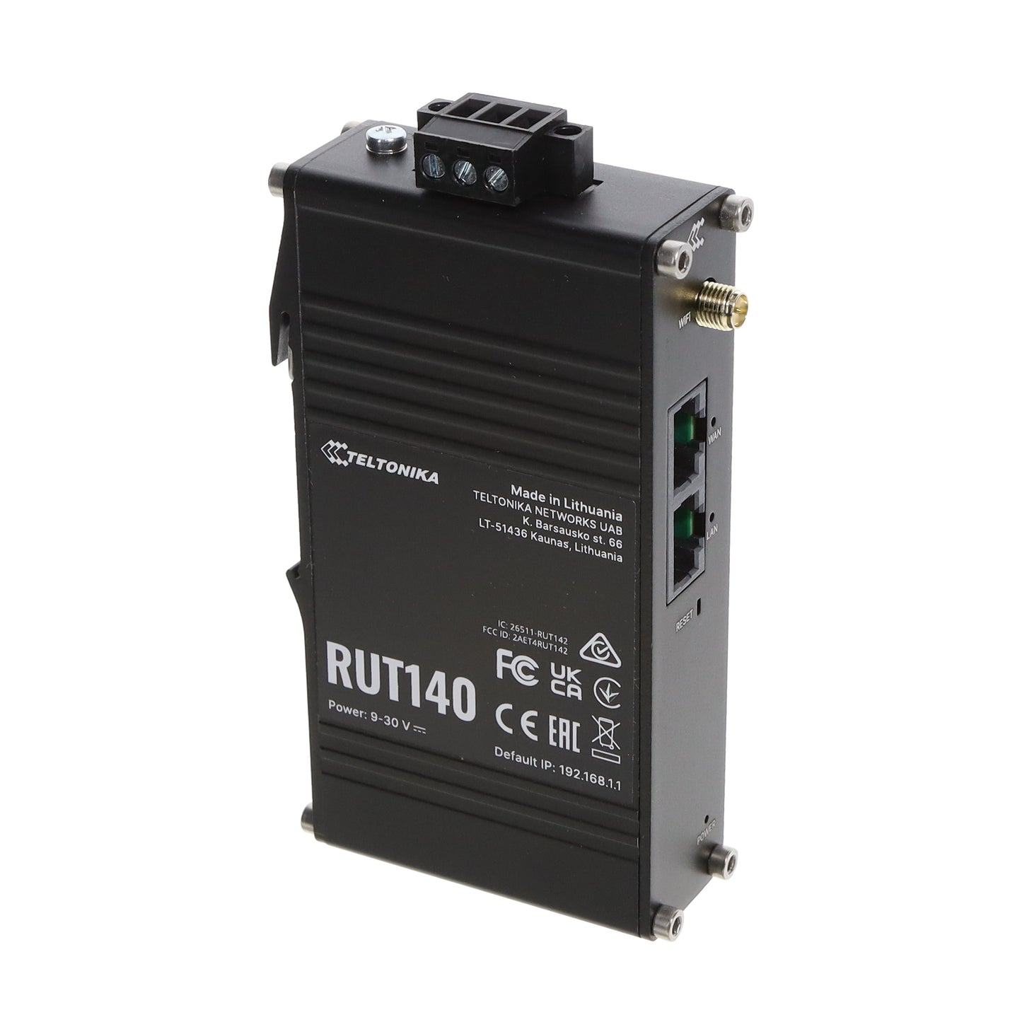 Teltonika RUT140000000 * RUT140 WIFI ROUTER - 3-PIN POWE -