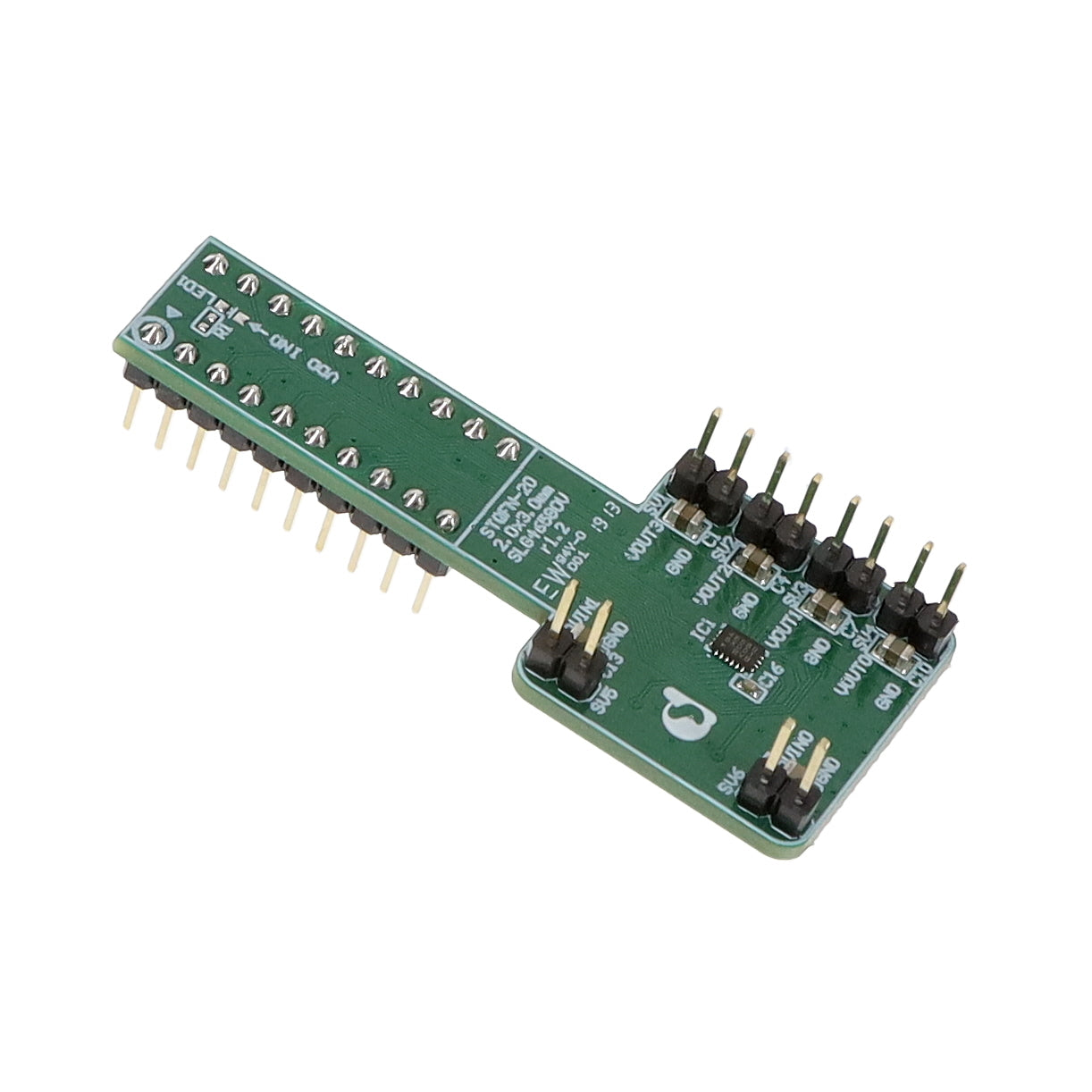 Renesas Electronics Corporation SLG46580V-DIP GreenPAK™ 20-PIN DIP PROTO BOARD SLG46580