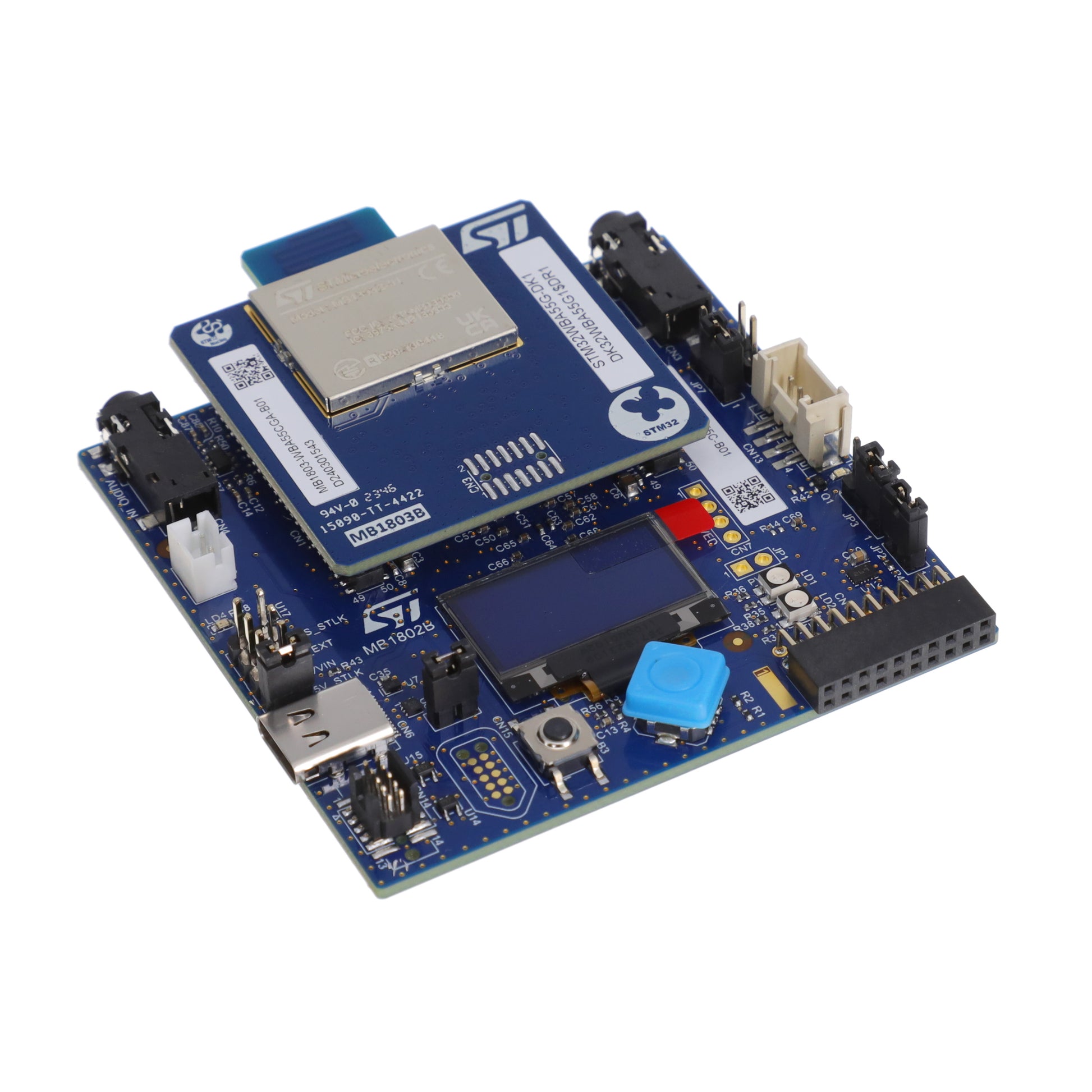 STMicroelectronics STM32WBA55G-DK1 STM32WBA Transceiver; 802.15.4 (Thread, Zigbee®), Bluetooth® Smart 4.x Low Energy (BLE)