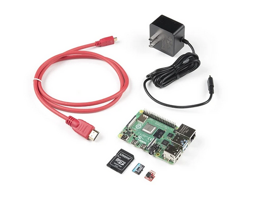 SparkFun Raspberry Pi 4 Basic Kit - 8GB Tarjeta KIT-17980