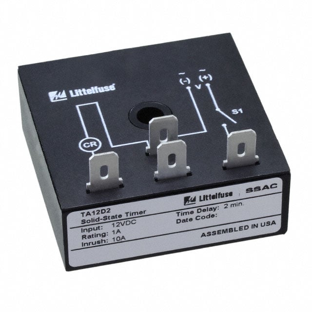 Littelfuse Inc. TA12D2 TA Montaje de chasis Relé de estado sólido Fijo, 2 min -