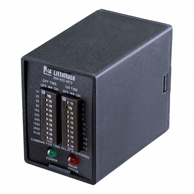 Littelfuse Inc. TDR4A23 TDR Para enchufe Relé mecánico 1 seg ~ 1023 seg 10A a 120/240VCA