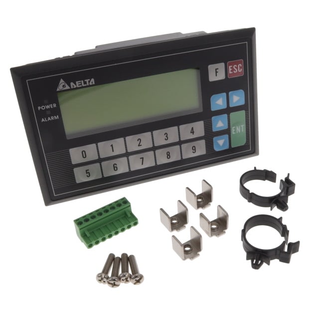 Delta Electronics/Industrial Automation TP04P-16TP1R TP 4-LINE TEXT PANEL HMI WITH BUILT 8 - Digital