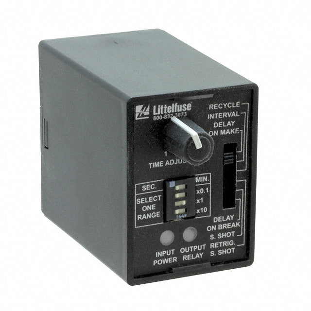 Littelfuse Inc. TRU2 TRU Para enchufe Relé mecánico 0.1 seg ~ 1000 min 10A a 120/240VCA