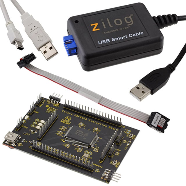 Zilog Z8F64200100KITG Z8 Encore! XP® Z8F6423FT020 EVAL BRD