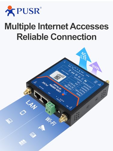 Router industrial 4G LTE de banda global con 1* WAN/LAN, 1* LAN GPS función mejorada OPENVPN RS485 puerto serie soporte WiFi y acceso remoto, configuración de lote, alarma empujando USR-G806s-G