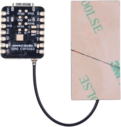 Seeed Studio XIAO ESP32S3 Sense - Wi-Fi de 2.4 GHz, BLE 5.0, sensor de cámara OV2640, micrófono digital, carga de batería compatible (1 unidad)