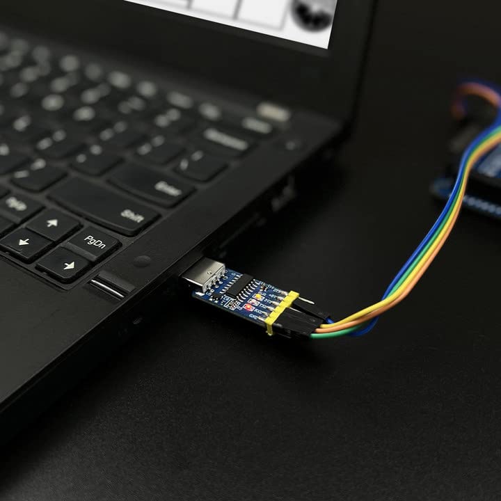 WITMOTION UART - Convertidor USB a serie 6 en 1, multifuncional (USB a TTL/RS485/232, TTL-RS232/485, 232-485), módulo adaptador universal con CP2102 compatible con Windows 7/8/10, Linux, Arduino