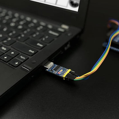 WITMOTION UART - Convertidor USB a serie 6 en 1, multifuncional (USB a TTL/RS485/232, TTL-RS232/485, 232-485), módulo adaptador universal con CP2102 compatible con Windows 7/8/10, Linux, Arduino