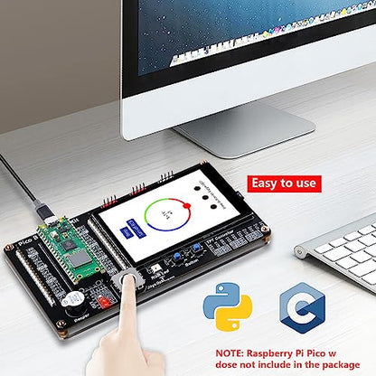 GeeekPi Módulo de expansión GPIO con pantalla de 3,5 pulgadas para Raspberry Pi Pico 1/Pico 1 W y Raspberry Pi Pico 2 Series
