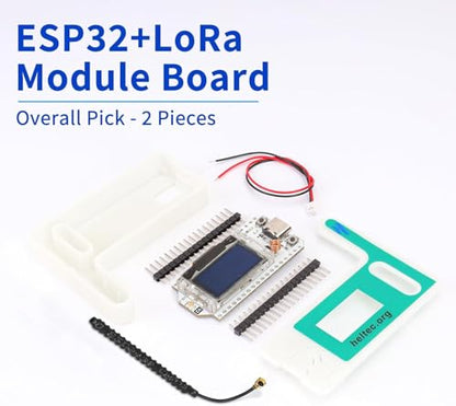 ESP32 LoRa V3 Placa de módulo con batería de 3000 mAh - con antena de 915 MHz y dispositivos de carcasa SX1262 LoRa V3 para Meshtastic Arduino LoRawan IOT
