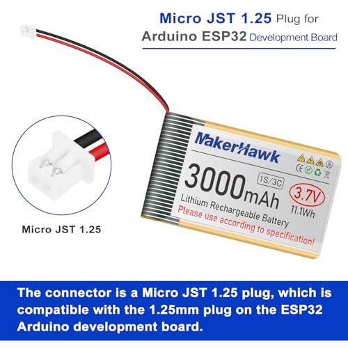 ESP32 LoRa V3 Placa de módulo con batería de 3000 mAh - con antena de 915 MHz y dispositivos de carcasa SX1262 LoRa V3 para Meshtastic Arduino LoRawan IOT