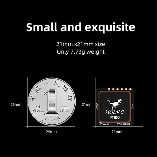 HGLRC Módulo de brújula GPS M100-5883, chip mejorado de 10ª generación compatible con UAV de ala fija FPV