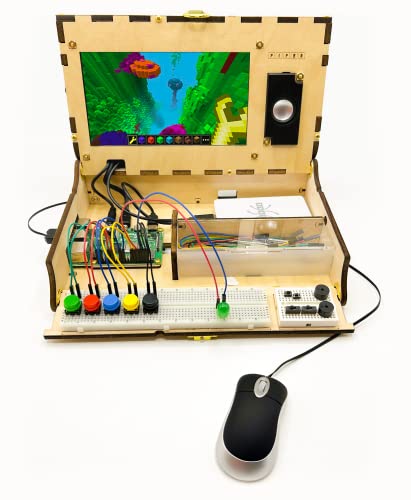 Piper Kit de computadora: el galardonado Build-A-Computer Age 8+ STEAM Learning, con Raspberry Pi, codificación de arrastrar y soltar, StoryMode, juegos, Python y proyectos increíbles