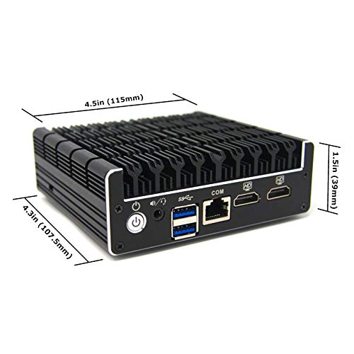 Protectli Vault 4 puertos, microdispositivo cortafuegos/mini PC - Intel Quad Core, AES-NI, 8 GB de RAM, SSD mSATA de 120 GB