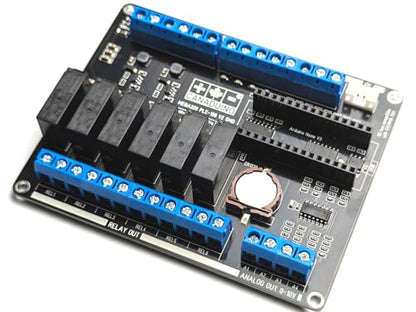 CANADUINO® Versión programable SMD del regulador de la lógica de PLC-100 V2 para el nano de Arduino