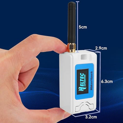 Paquete de 2 placas de desarrollo ESP32 LoRa V3 + batería de 1100 mAh + juego de funda protectora - con antena de 915 MHz y dispositivos SX1262 LoRa V3 para Meshtastic Arduino LoRawan IOT