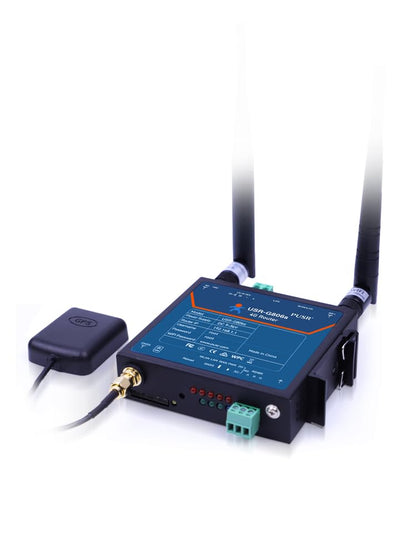 Router industrial 4G LTE de banda global con 1* WAN/LAN, 1* LAN GPS función mejorada OPENVPN RS485 puerto serie soporte WiFi y acceso remoto, configuración de lote, alarma empujando USR-G806s-G