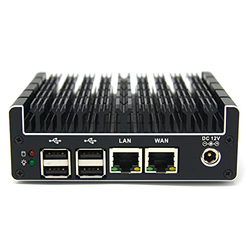 Protectli Vault FW2B - 2 puertos, microdispositivo cortafuegos/mini PC - Intel Dual Core, AES-NI, Barebone