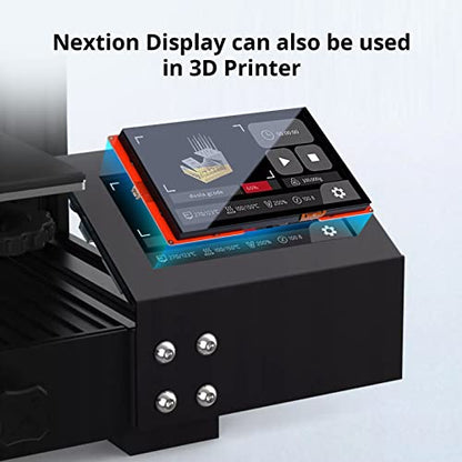 Nextion Pantalla táctil capacitiva LCD-TFT LCD-TFT de la serie inteligente de 10.1 ″ NX1060P101-011C-I 1024 * 600, ampliamente utilizado en vehículos, impresora 3D, funciones de reproducción de