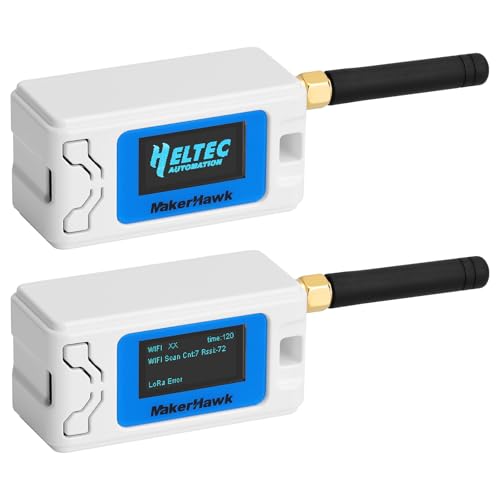 Paquete de 2 placas de desarrollo ESP32 LoRa V3 + batería de 1100 mAh + juego de funda protectora - con antena de 915 MHz y dispositivos SX1262 LoRa V3 para Meshtastic Arduino LoRawan IOT