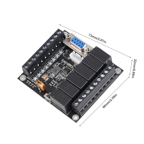 DC24V Controlador PLC Kit Controlador Lógico Programable Salida de Relé Tablero de Control Industrial Programable FX1N-14MR Módulo Controlador de Relé Tablero de Control Industrial