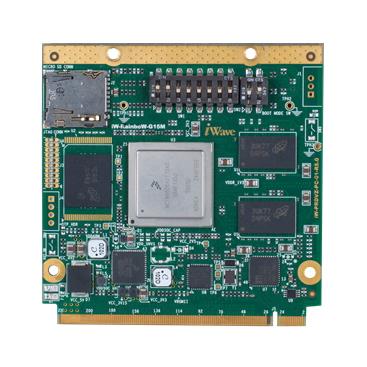 IW-G15M-Q702-3D001G-E008G-BIC Módulo Qseven SOM con procesador i.MX6 y 1 GB de RAM.  iWave Systems Technologies Pvt. Ltd.