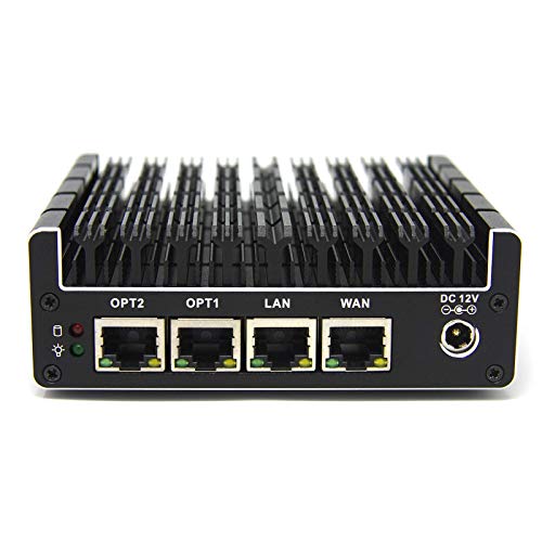 Protectli Vault 4 puertos, microdispositivo cortafuegos/mini PC - Intel Quad Core, AES-NI, 8 GB de RAM, SSD mSATA de 120 GB
