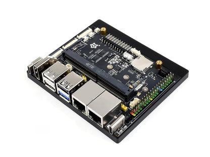 Waceshare Luckfox Core3576 Edge Computing Development Board, Rockchip RK3576 Octa-Core 2.2GHz Processor, cuenta con una gran arquitectura, 6 tops Computing Power NPU, 4GB RAM, 0GB eMMC Flash
