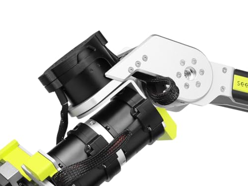 reBot B601-DM Kit de brazo robótico ensamblado con agarre, brazo robot de código abierto 6+1 DoF, Python SDK y ROS1/ROS2 compatible con robótica AI, educación STEM, investigación y desarrollo