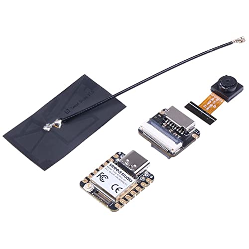 Seeed Studio XIAO ESP32S3 Sense - Wi-Fi de 2.4 GHz, BLE 5.0, sensor de cámara OV2640, micrófono digital, carga de batería compatible (1 unidad)
