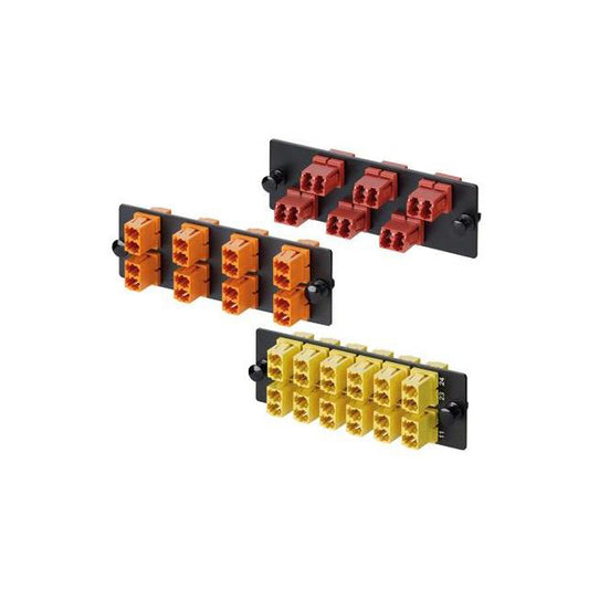 Panduit Corp FAP8WDYLDLCZ Opticom® Patch Panel, Fiber LC