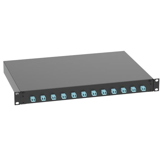 Panduit Corp FD1W12AQDLCZ Opticom® Patch Panel, Fiber LC