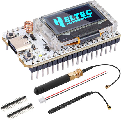 ESP32 LoRa V3 Placa de módulo con batería de 3000 mAh - con antena de 915 MHz y dispositivos de carcasa SX1262 LoRa V3 para Meshtastic Arduino LoRawan IOT