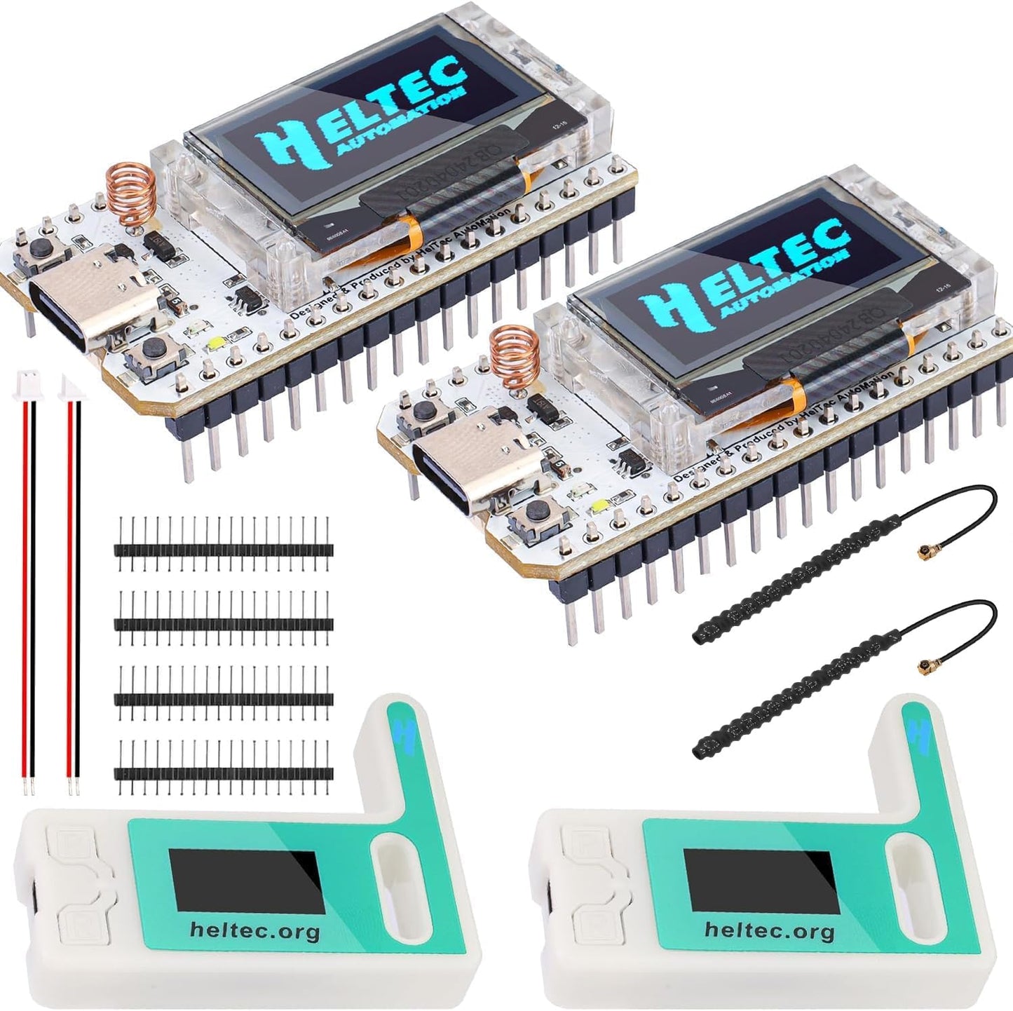 ESP32 LoRa V3 Placa de módulo con batería de 3000 mAh - con antena de 915 MHz y dispositivos de carcasa SX1262 LoRa V3 para Meshtastic Arduino LoRawan IOT