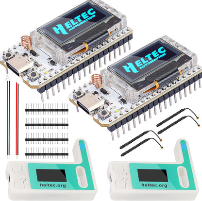 ESP32 LoRa V3 Placa de módulo con batería de 3000 mAh - con antena de 915 MHz y dispositivos de carcasa SX1262 LoRa V3 para Meshtastic Arduino LoRawan IOT
